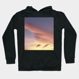 Pink pastel cloud sky painting Hoodie